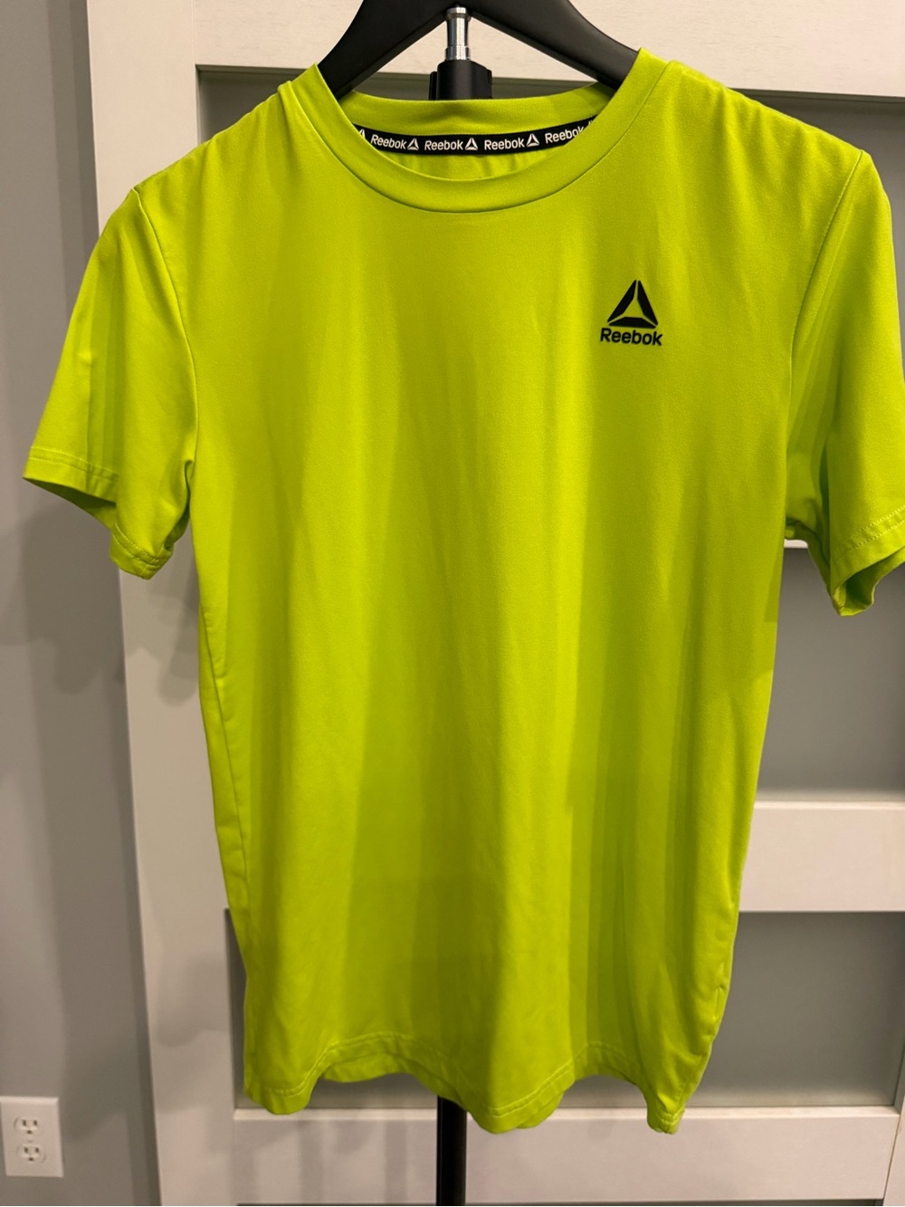 Reebok boys Neon Green Active Short Sleeve Tee